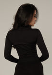 Chaqueta deportiva con detalles - Negro - ELEMÉ BRAND CO. - Top - “Envío a toda Colombia” “Compra segura en línea” “Tienda de ropa en línea”