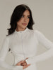 Chaqueta deportiva lisa - Blanco - ELEMÉ BRAND CO. - Top - “Envío a toda Colombia” “Compra segura en línea” “Tienda de ropa en línea”