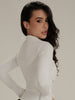 Chaqueta deportiva lisa - Blanco - ELEMÉ BRAND CO. - Top - “Envío a toda Colombia” “Compra segura en línea” “Tienda de ropa en línea”