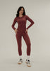 Set buso manga larga y leggins - Burgundy - ELEMÉ BRAND CO. - Set - “Envío a toda Colombia” “Compra segura en línea” “Tienda de ropa en línea”