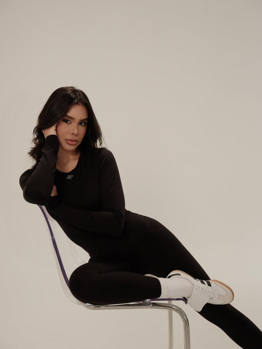 Set buso manga larga y leggins - Negro - ELEMÉ BRAND CO. - Set - “Envío a toda Colombia” “Compra segura en línea” “Tienda de ropa en línea”