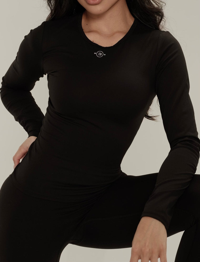 Set buso manga larga y leggins - Negro - ELEMÉ BRAND CO. - Set - “Envío a toda Colombia” “Compra segura en línea” “Tienda de ropa en línea”