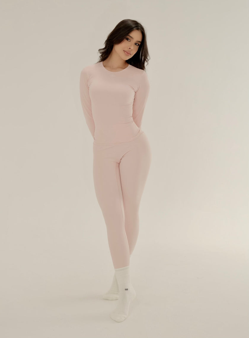Set buso manga larga y leggins - Rosado - ELEMÉ BRAND CO. - Set - “Envío a toda Colombia” “Compra segura en línea” “Tienda de ropa en línea”